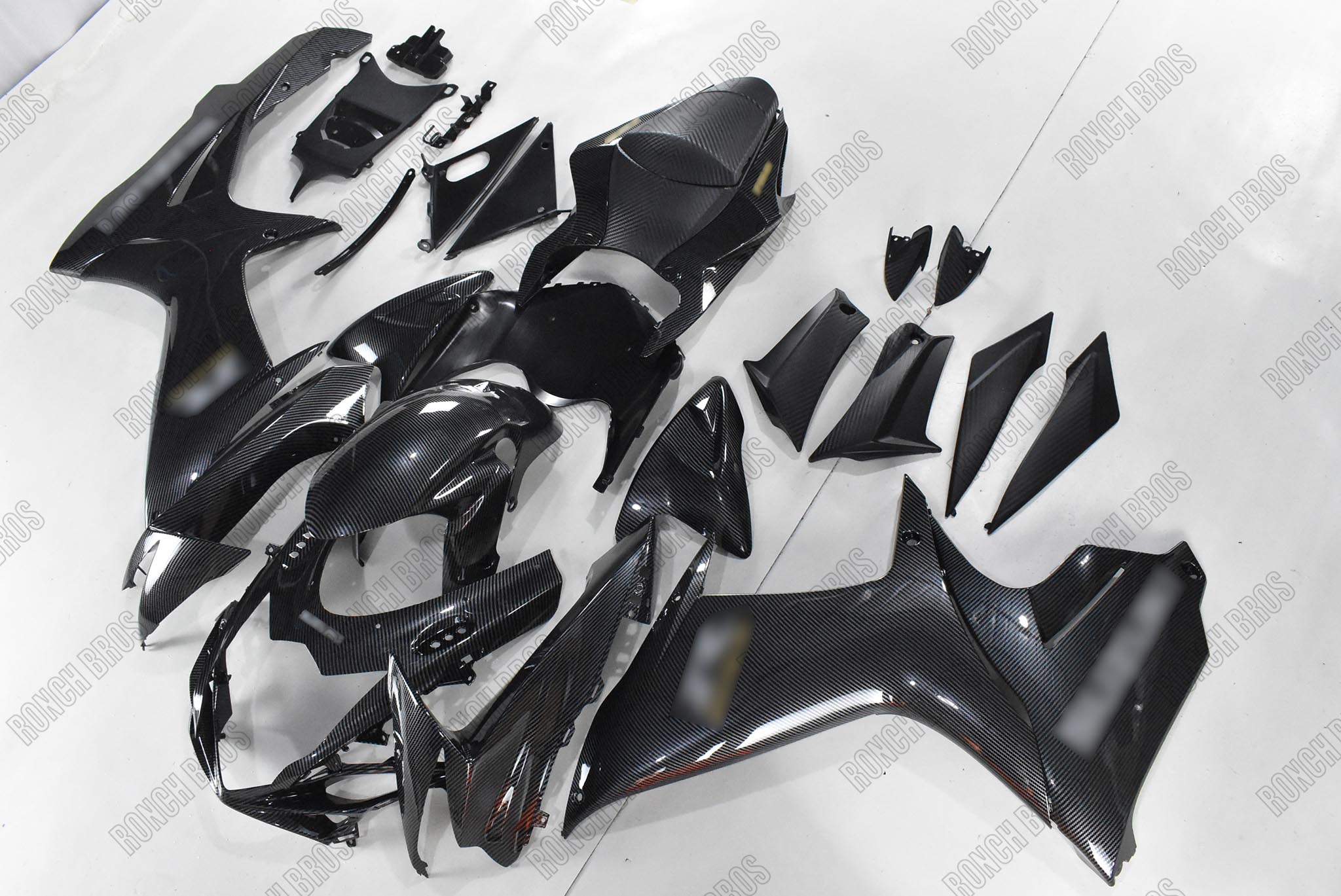 20112024 GSXR600/750 Fairing Kits Carbon Fiber Pattern Ronch Bros